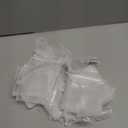 Organza Bags, White Organza Bags, 50Pcs, Sheer Organzas Bag 3 x 4 inch, Jewelry Gift Bags, Party Favor Bags with Drawstring, Mesh Gift Pouches Mini Candy Pouch for Wedding Christmas Party