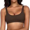 Werkiss Bralettes for Women Natural Lift Wireless Bras No Underwire Light Support Sports Bra (L)
