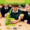 Button Maker Machine 75mm (3 in) Installation-Free, DIY Button Pin Maker Machine, Button Badge Press Machine with Free 100 Sets Button Maker Supplies & Pictures & Circle Cutter & Magic Book