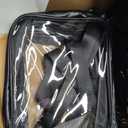 Abbylike 20 Pcs Clear Crossbody Bag Bulk Soccer Game Stadium Bag Adjustable Strap Transparent Purse for Women Concert Sport Event(Black, 20 Pack)