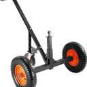 VEVOR Adjustable Trailer Dolly, 1000lbs Tongue Weight Capacity, Carbon Steel Trailer Mover with 19''-26'' Adjustable Height & 2'' Ball, 16'' Pneumatic Tires & Universal Wheel, for Moving RV Trailer