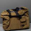 Dikaslon Diaper Bag Tote, Large Travel diaper tote for Mom and Dad, Multifunction baby tote bag for Boys and Girls with Pacifier Case and Changing Pad, Khaki