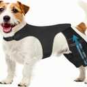 Dog Knee Brace for Torn ACL Hind Leg, Dual-Leg Hinged CCL Knee Support Harness for Dogs Helps with Torn CCL Arthritis Ligament Injury Hip Dysplasia,S