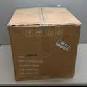 Sweetcrispy Bar Stools Set of 2, Armless PU Leather Adjustable Swivel Barstools, Hydraulic Kitchen Counter Height Thickened Seat Cushion Square Island Countertop Chairs with Back - White