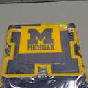 Michigan party supplies with Michigan tablecloth plates and napkins (37 piece set) for graduation, football tailgating, and birthday party decorations (Serves 12) (Michigan Wolverines)