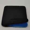 Gel Seat Cushion, Cooling seat Cushion (Super Large & Thick), Breathable Honeycomb Design Absorbs Pressure Points Seat Cushion, Gel Cushion for Office Chair, Home Car seat Cushion for Wheelchair