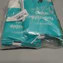 Amazon Basics Adult Wet Wipes Flushable formulated without Fragrance, 126 Count (3 Packs of 42)