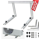 DuctlessAire Outdoor Wall Bracket - Mini Split Mounting Bracket - Ductless Air Conditioner Wall Mount - Mini Split AC/Heating System Accessories for Window AC, HVAC, Heat Pump & More (9000-36000 BTU)