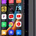 144GB MP3 Player with Bluetooth and WiFi, 4" Full Color Touch Screen MP4 Music Player with Parental Control, Spotify,Pandora,YouTube, Android Mainstrem Media MP4 Music Player for Kids up to 1TB,Black