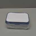 Wipes Dispenser, Wipe Holder for Baby & Adult, Seposeve Refillable Wipe Container, Keeps Wipes Fresh, One-Handed Operation. Non-Slip, Easy Open/Close Wipes Pouch Case, Blue