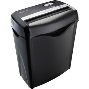 Amazon Basics 6-Sheet Cross-Cut Paper and Credit Card Shredder with 3.8 Gallon Bin, Shreds Staples, Black