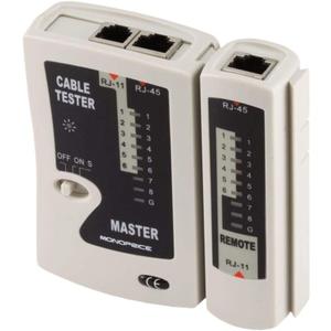 Monoprice RJ-11 and RJ-45 Modular Plug Tester - Gray Monoprice RJ-11 and RJ-45 Modular Plug Tester - Gray
