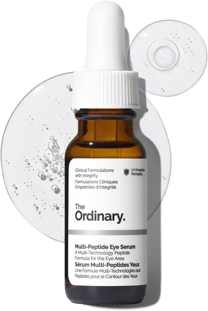 The Ordinary MultiPeptide Eye Serum, AntiAging Formula for Crow’s Feet, Dark Circles & Puffiness, 0.5 Fl Oz