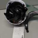 Forestry Safety Helmet Chainsaw Helmet with Polycarbonate Full Clear Visor and Ear Muffs 3 in 1 Forestry Hard Hat (White+Clear PC face shield)