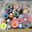 New brothreads - All 60 Assorted Colors of Huge Spool 5000M Polyester Embroidery Machine Thread for Commercial and Domestic Embroidery Machines