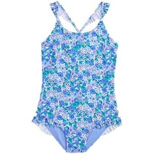 vineyard vines Girls' Ruffle One Piece Swimsuit S (8-10)