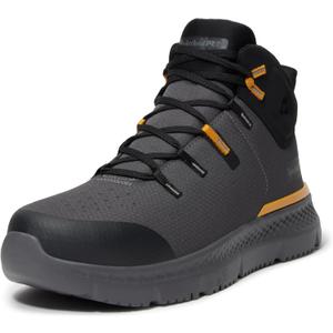Timberland PRO Men's Intercept Mid Steel Safety Toe Shoes (Gray, 12)