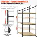 3 Pack Shipping Container Shelves Bracket with 60"(H) X 24"(W)