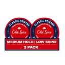 Old Spice Mens Hair Pomade, Medium Hold, Low Shine, Mens Hair Styling, 2.22 oz Each, Twin Pack