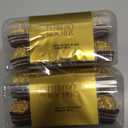 2 x Ferrero Rocher, Premium Milk Chocolate Hazelnut, Individually Wrapped, Chocolate Gift Box, 16 Count, 7 oz