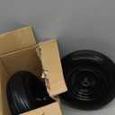 Taifa 13 Inch 1 Pack Solid Flat Free Replacement Tires and Wheels 4.00-6 with 5/8'' Axle Bore Hole, Air Less Wheel for Wheelbarrow/Wagon/Hand Truck/Trolley/Garden Scooter etc.