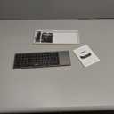 Samsers Foldable Bluetooth Keyboard with Touchpad, Portable Wireless Keyboard with Stand Holder, Rechargeable Full Size Ultra Slim Pocket Folding Keyboards for Android Windows IOS Tablet & Laptop-Gray (BT x1, Grey)