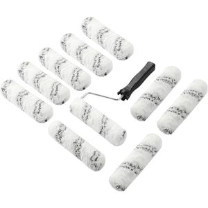 Paint Roller 6 Inch 3/4 in Roller Naps,High-Density Microfiber Mini Roller with Frame,11 Piece Small Paint Roller Tool Kit for Oil and Water Based Paints, House Painting Supplies & DIY Craft Use