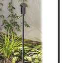 Ground Stake Mount with Weatherproof Silicon Cover for Ring Stick Up Cam Battery&Outdoor Cam Plus,Heavy-Duty Metal Yard Spike Camera Mount for Soft Ground,Garden,Lawns&Soil,Adjust Height Outdoor Stand