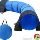 10 ft Dog Agility Tunnel with Sandbags for Training