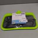 Sepetrel Swimming Pool Leaf Skimmer Net,Reinforced Frame Deep Rake Net