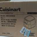 Cuisinart Air Fryer, 6-Quart Basket Large Fryer with 5 Cooking Functions to Roast, Bake, Broil, Air Fry and Keep Warm, 5 Airfryer Presets, Dishwasher-Safe Parts, AIR-200NAS, Stainless Steel & Black, 6 Qt. Window