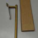 VAEHOLD Adhesive Paper Towel Holder Under Cabinet Wall Mount for Kitchen Paper Towel, Paper Towel Roll Holder Stick to Wall, Stainless Steel (Gold)