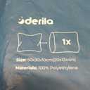 Derila Cooling Pillowcase Optimal Temperature Control for Your Memory Foam Pillow for Perfect Sleep. Quality Material White Pillow Cover Standard 
