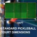 Portable Pickleball Court Lines for Outdoor & Indoor, No Measurement Required Pickleball Court Marker Kit, Easy Setup & Durable Design