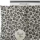 PAKABOO Poly Mailer Shipping Bags 10x13 Inch, 100 Pack, Non-Padded Envelopes with Tamper Proof Self-Seal, Cheetah Print Packaging