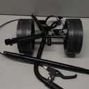 CAROD Striping Line Painting Wand, Striping Paint Sprayer Wand for Paint Stripe Ground, Sports Field, Parking Lot, Compatible with Professional Inverted Striping Paint T-tip Nozzle (Dual wheel, Black)