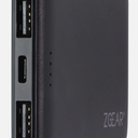 ZGear 5000 mAh Slim Dual Charging Port Power Bank - Black