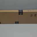 Wooden Wall Mounted Coat Rack 35 Inch, White with 7 Silver Hooks for Entryway, Hallway, Bedroom