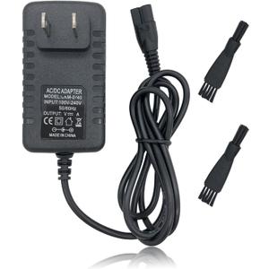 Charger Replacement for Babyliss PRO LoPROFX/Barberology GOLDFX/SILVERFX/FX673/FX870/FX787 Power Cord, with 2 Clean Brush