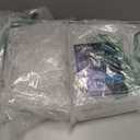 5.75 Inch Clear Plastic Napkin Holder - 24 Pieces (Swans Design)
