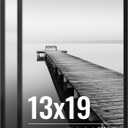 LaVie Home 13x19 Picture Frame 2 pack, Display Pictures 13 x 19 Photo Frame, 13x19 Black Frame with HD Plexiglas, Display Frame for Vertical or Horizontal, Classic Collection