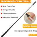 13 Inch Replacement Antenna Mast for RAM ProMaster 1500 2500 3500 (2014-2024), RAM ProMaster City (2015-2022), RAM ProMaster Flexible Rubber Antenna, Black