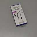 ZGear 3.5mm Auxiliary Audio Cable with Microphone and Remote - Black, 4 ft