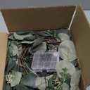 Artificial Eucalyptus Garland with Lights, 6FT Fairy Light Eucalyptus Vine with Timer, 8 Modes, Waterproof Battery Operated, Faux Greenery Vine for Spring Easter Wedding Decoration (Eucalyptus)