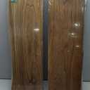 Live Edge Floating Shelves Set of 2, 24 Inch Solid Elm Wood Wall Shelves - Invisible Bracket Mount for Living Room, Bedroom, Kitchen, Bathroom | Vintage Rustic Decor