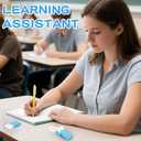 3 x AmoreAngel Crafts 8 Pcs Eraser, Blue and White Dual Color Pencil Erasers, for Writing Correction, Sketch Pencil Eraser, Office Supplies, Back to School Supplies