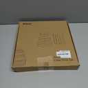 Ailaxq Acrylic Round Cake Discs Set 6.5”, 8.5”, 10.5” 2 Circles Each Size, Comb Icing Scraper, Edge Smoother Cream Scraper