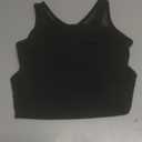 Women Ballet Lace Short Sleeve Dance Leotard Tank, Hollow Back Dancewear (Medium, Black-mesh)