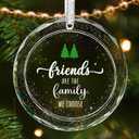 Friends Christmas Ornaments 2025, Best Friend Ornament, Friendship Gifts for Women Xmas Glass Decor