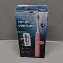 Philips Sonicare 4100 Series Electric Toothbrush - Sonic Toothbrush with Advanced Sonic Technology, Pressure Sensor, Two Intensity Settings, Smartimer & Quadpacer, Deep Pink, Model HX3681/26